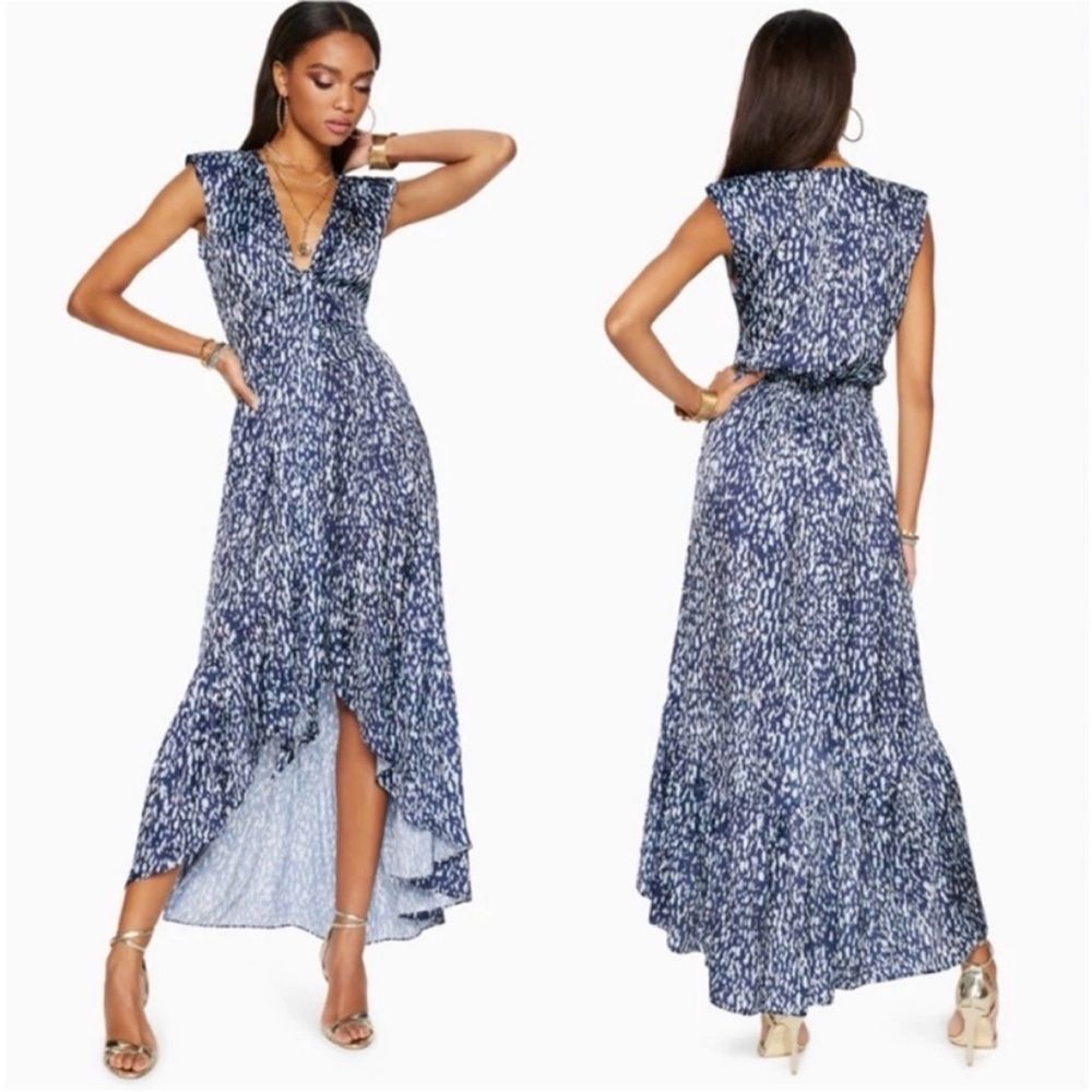 Ramy Brook Blue High Low Dress
